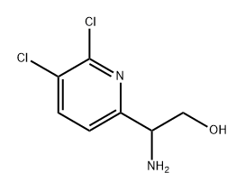 2-amino-2-(5,6-dichloropyridin-2-yl)ethanol,1337316-55-8,结构式