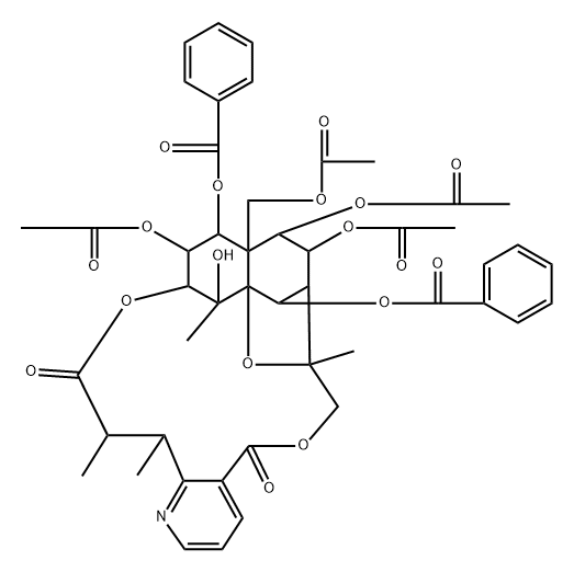 6-benzoyl-6-deacetylmayteine Structure