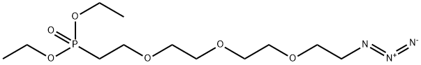 Azido-PEG3-phosphonic acid ethyl ester Structure