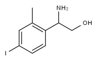 2-amino-2-(4-iodo-2-methylphenyl)ethanol Structure