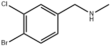 1-(4-bromo-3-chlorophenyl)-N-methylmethanamine,1338326-96-7,结构式