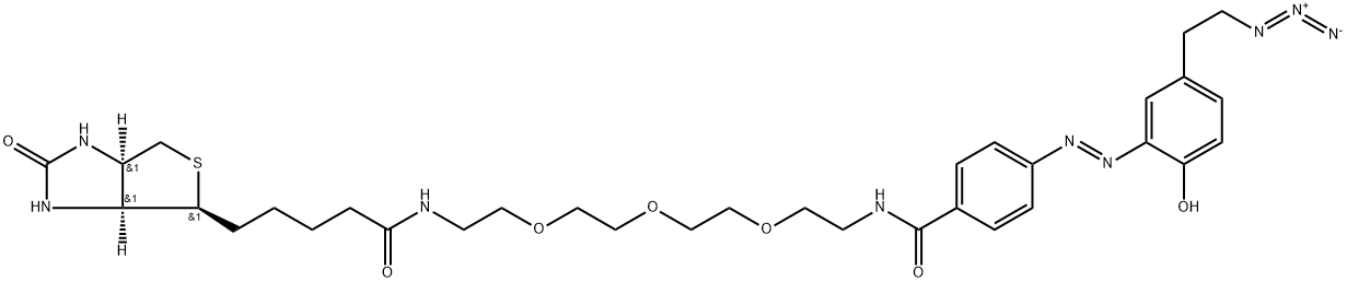 Diazo Biotin-PEG3-Azide Struktur
