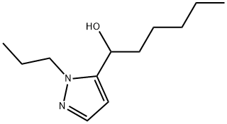α-Pentyl-1-propyl-1H-pyrazole-5-methanol Structure