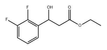 Ethyl 3-(2,3-difluorophenyl)-3-hydroxypropanoate,1340306-72-0,结构式