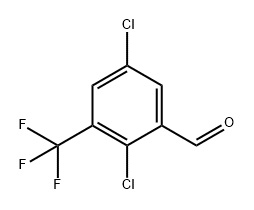 2,5-Dichloro-3-(trifluoromethyl)benzaldehyde 结构式