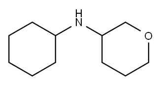 N-cyclohexyltetrahydro-2H-pyran-3-amine Structure