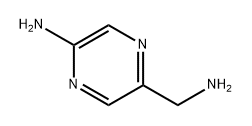 5-(aminomethyl)pyrazin-2-amine Struktur