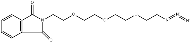 Phthalamide-PEG3-azide Structure