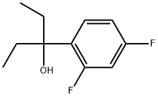 α,α-Diethyl-2,4-difluorobenzenemethanol Structure