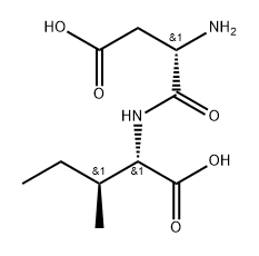 L-Isoleucine, L-α-aspartyl- Struktur