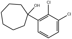1-(2,3-Dichlorophenyl)cycloheptanol Struktur