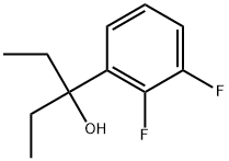 α,α-Diethyl-2,3-difluorobenzenemethanol Structure