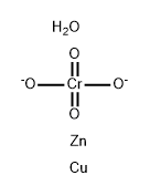 Copper-zinc chromate complex Struktur