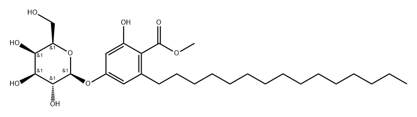 Benzoic acid, 4-(β-D-galactopyranosyloxy)-2-hydroxy-6-pentadecyl-, methyl ester|