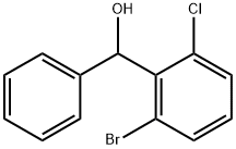 (2-bromo-6-chlorophenyl)(phenyl)methanol Struktur