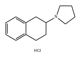 2-(pyrrolidin-1-yl)-3,4-dihydronaphthalen-1(2H)-one 结构式