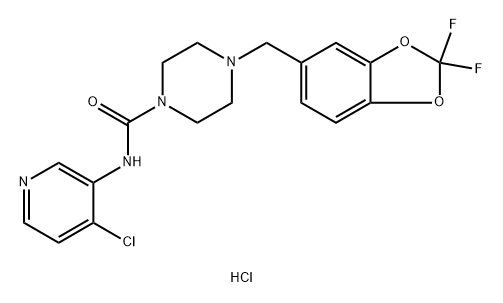 JNJ-42165279 hydrochloride,1346528-52-6,结构式