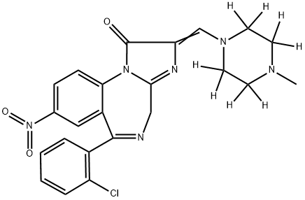 LoprazolaM-d8 Struktur