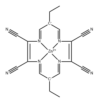Zinc, 6,13-diethyl-1,4,8,11-tetraazacyclotetradeca-2,4,7,9,11,14-hexaene-2,3,9,10-tetracarbonitrilato(2-)-N1,N4,N8,N11-, (SP-4-1)-|