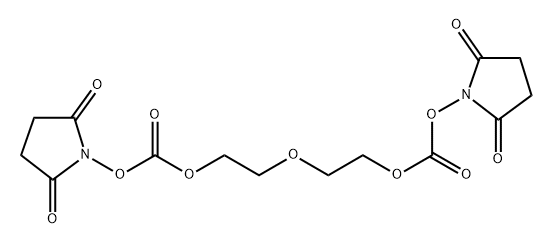 Carbonic acid, C,C'-(oxydi-2,1-ethanediyl) C,C'-bis(2,5-dioxo-1-pyrrolidinyl) ester,1347759-55-0,结构式