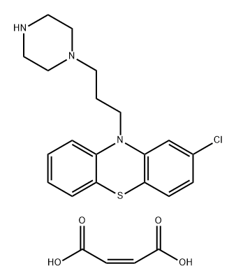 N-Desmethyl Prochlorperazine Dimaleate Structure