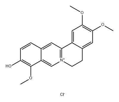 Dehydrocorydalmine Chloride,13509-85-8,结构式