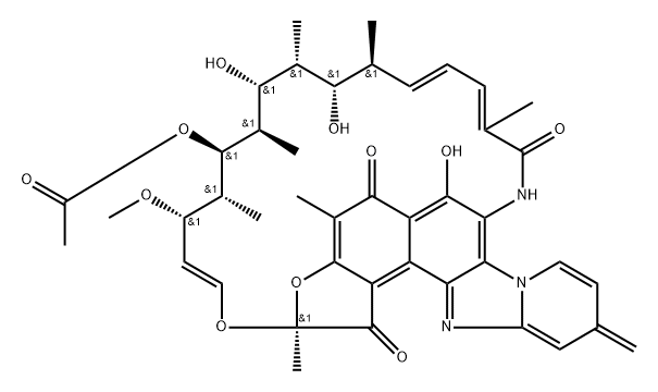 Rifaximin impurity B Struktur