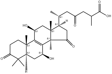 Lanost-8-en-26-oic acid, 7,11-dihydroxy-3,15,23-trioxo-, (7β,11β)-|灵芝酸DF