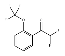 2,2-Difluoro-1-(2-trifluoromethoxy-phenyl)-ethanone Structure