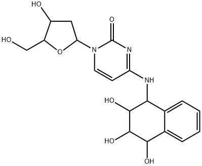 N(4)-(1(b),2(a),3(a)-trihydroxy-4(b)-1,2,3,4-tetrahydronaphthyl)-2'-deoxycytidine|