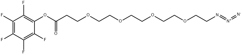 Azido-peg4-pfp ester, 1353012-00-6, 结构式