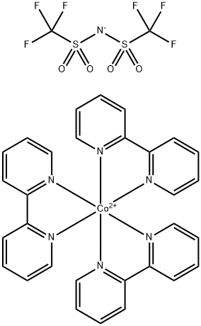 Tris-(2,2'-bipyridine)cobalt(II) bis(trifluoromethanesulfonimide) Structure