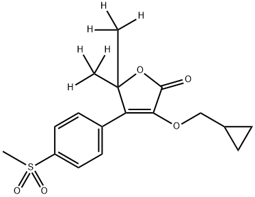 フィロコキシブ-D6 化学構造式