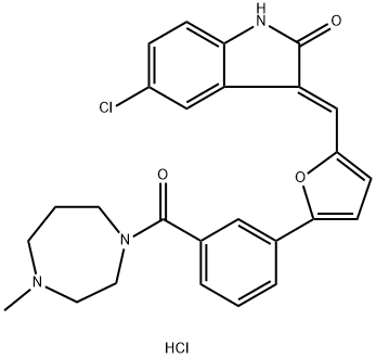 CX6258(HCL) 化学構造式