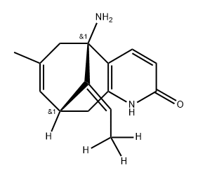 Huperzine A-d3 Struktur