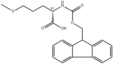 (S)-2-((((9H-芴-9-基)甲氧基)羰基)氨基)-5-(甲硫基)戊酸, 1354752-81-0, 结构式