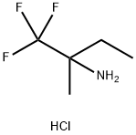 1,1,1-trifluoro-2-methylbutan-2-amine hydrochloride Structure