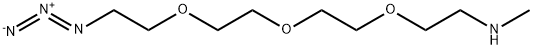 Methylamino-PEG3-azide Structure