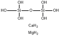 calcium magnesium silicate(1:2:1)  Struktur