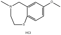 S107 hydrochloride Struktur