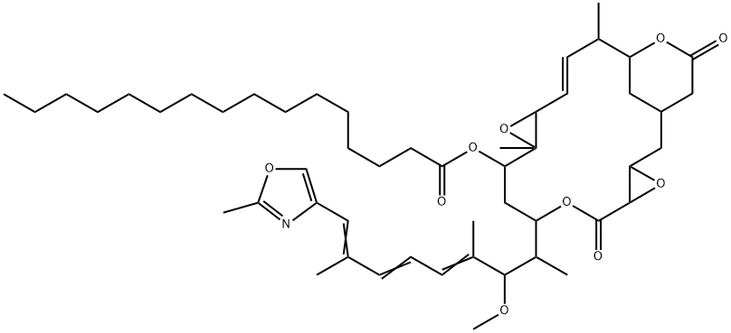 palmitoyl rhizoxin Struktur