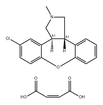 (S,S)-Asenapine Maleate,135883-08-8,结构式