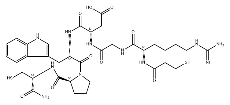 Eptifibatide non cyclic impurity Struktur