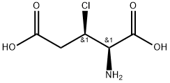 L-Glutamic acid, 3-chloro-, threo- (9CI) Structure