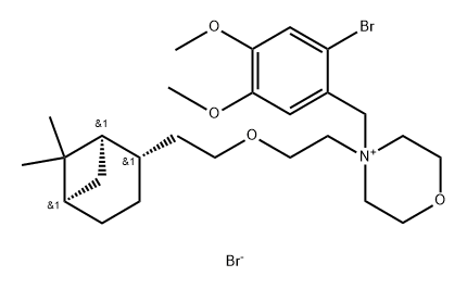 Morpholinium, 4-[(2-bromo-4,5-dimethoxyphenyl)methyl]-4-[2-[2-(6,6-dimethylbicyclo[3.1.1]hept-2-yl)ethoxy]ethyl]-, bromide, (1α,2α,5α)- (9CI)|匹维溴铵杂质4