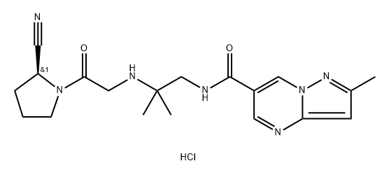 Anagliptin hydrochloride Structure