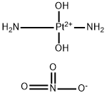 cis-Diaquodiammineplatinum(II) dinitrate 结构式