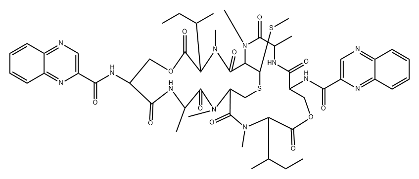 Quinomycin B (7CI,8CI,9CI) Struktur