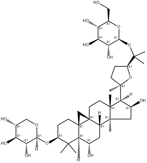 イソアストラガロシドIV 化学構造式