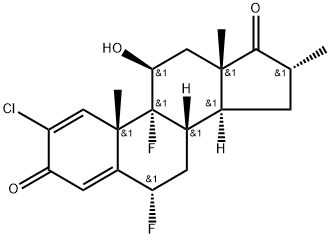 Halometasone Impurity 2 Struktur